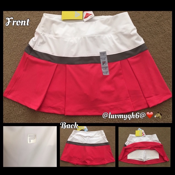 FILA Long Flirty Tennis Skirt 🎉3X HP🎉 - Picture 2 of 4