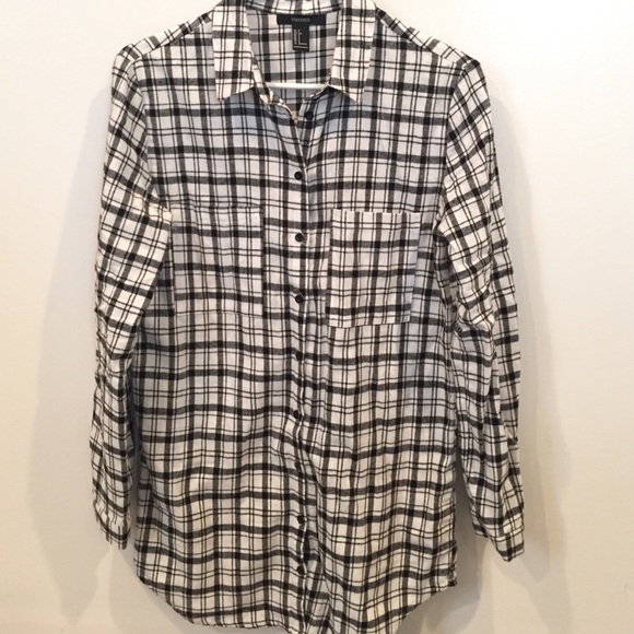 Long Flannel Button Down - image 1