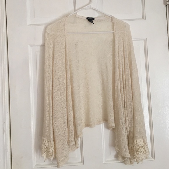 Boho beige cardigan