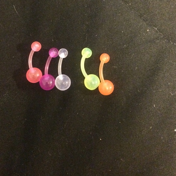 Glow in the dark belly ring