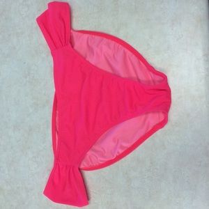 VS Pink Side Ruched Bikini Bottom