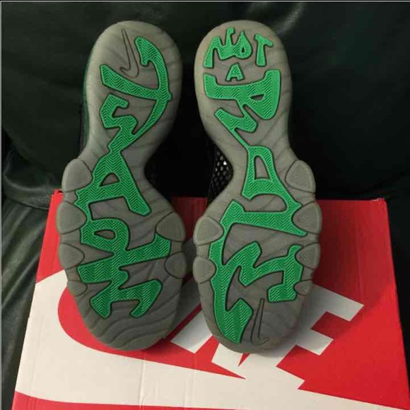 Barkley Foamposite Green Sz 9 - Picture 3 of 4