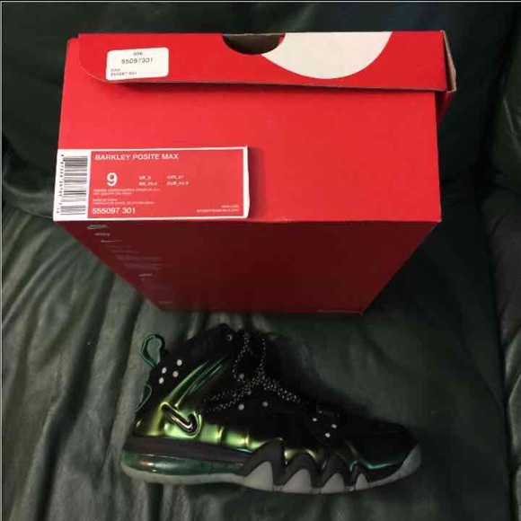 Barkley Foamposite Green Sz 9 - Picture 4 of 4