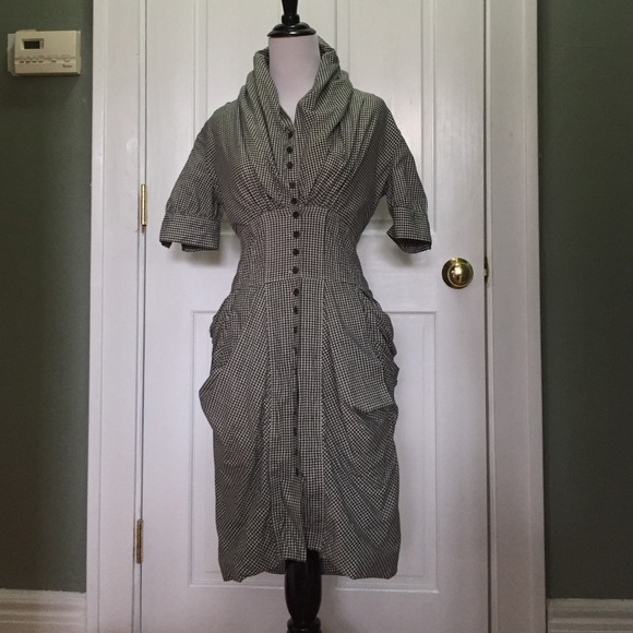 All Saints plaid dress