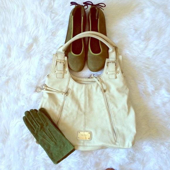 Nine West shoulder bag white-cream