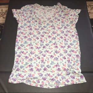 Flowered T shirt