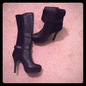 High heel boots