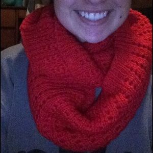 Red Wool Scarf