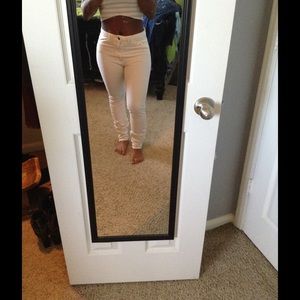 American Apparel high-waisted zipper pants
