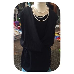 Motherhood Maternity Black Blouse