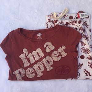 Dr Pepper pajama set