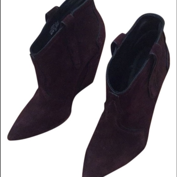Ash Janet maroon wedges