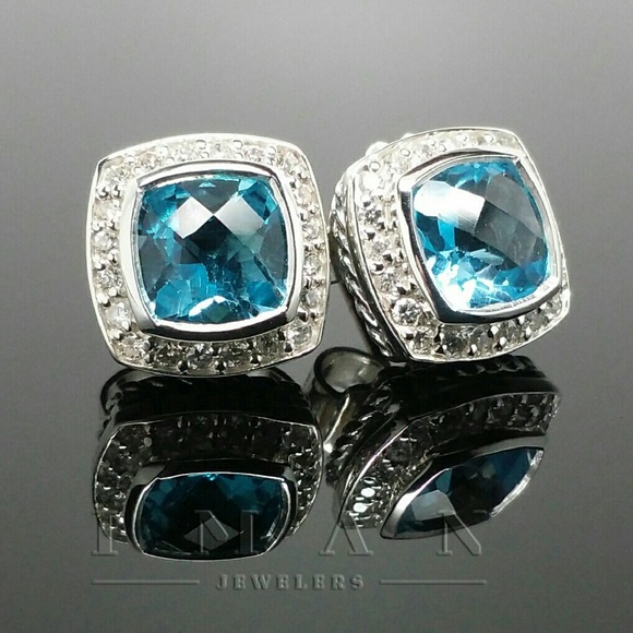 David Yurman Petite Albion 7mm Earrings - Picture 1 of 4