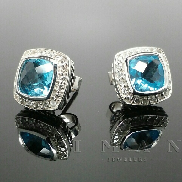 David Yurman Petite Albion 7mm Earrings - Picture 4 of 4