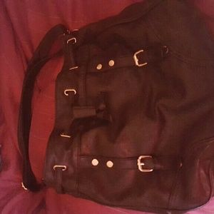 Black large size purse