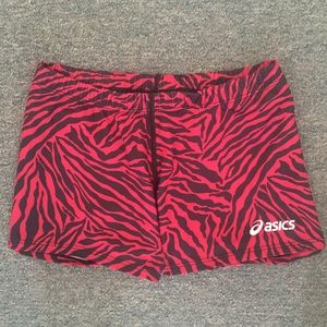FLASH SALE ❤️Zebra Asics Spandex Shorts