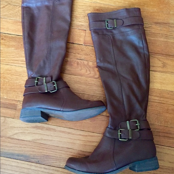 Knee High Deep Brown Boots - Picture 1 of 1