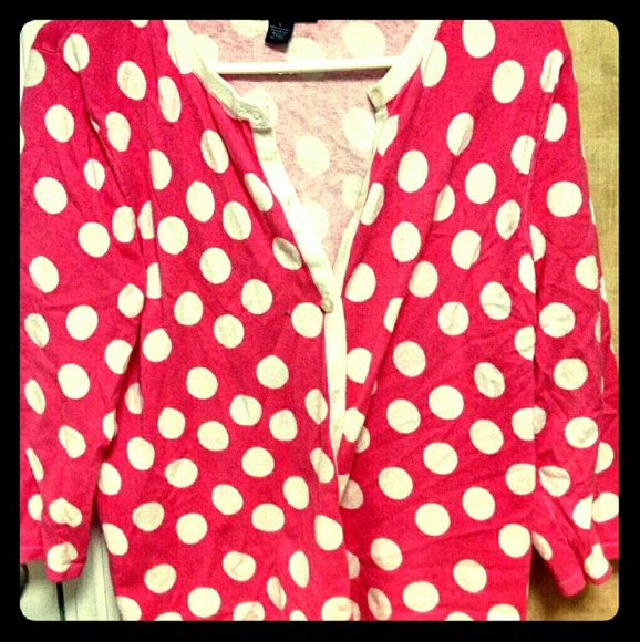Polka Dot Cardigan