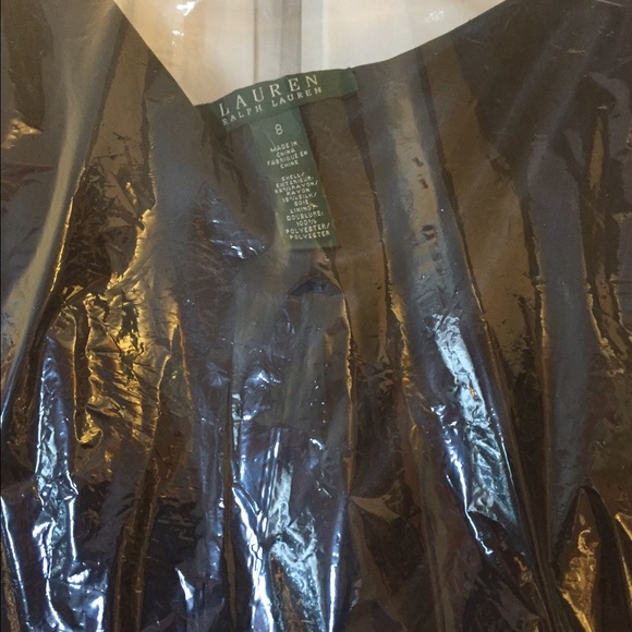 Lauren black velvet party dress