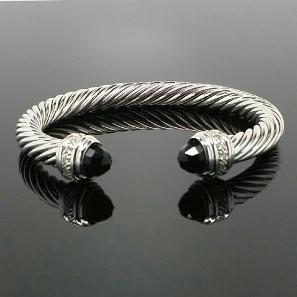 David Yurman 7mm Cable Bracelet Bangle Cuff - Picture 4 of 4