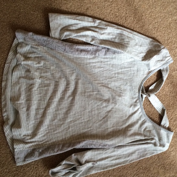Grey striped tee - Picture 1 of 4