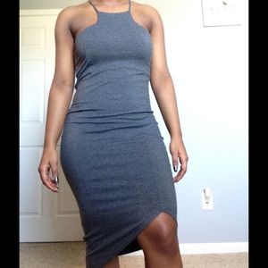 Fitted midi dress