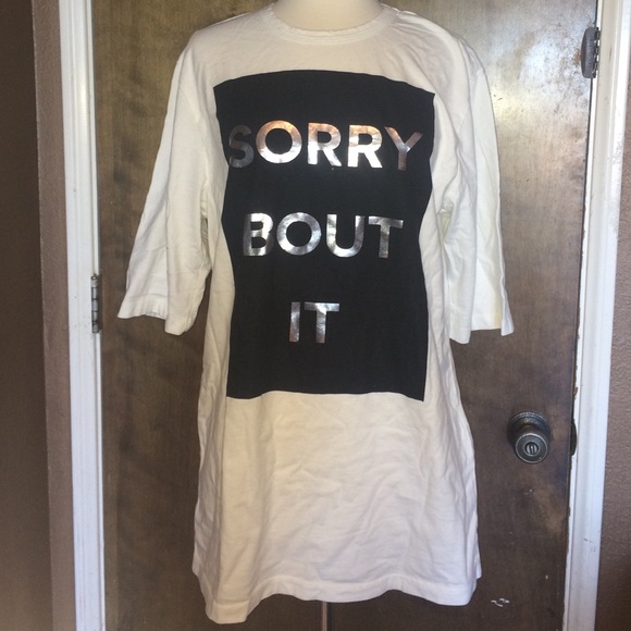 LF Sorry bout it T shirt dress