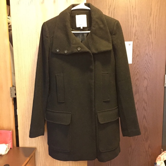 Zara black funnel coat - Picture 2 of 4