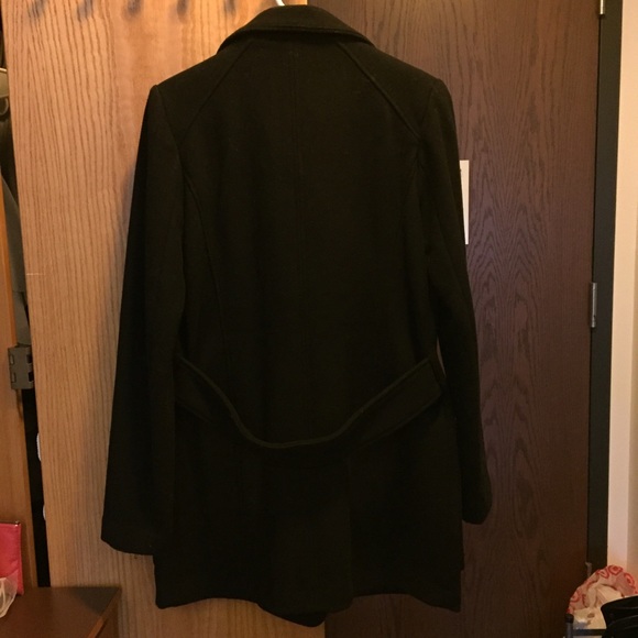 Zara black funnel coat - Picture 4 of 4