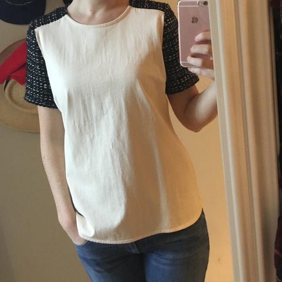 J. Crew structured tee