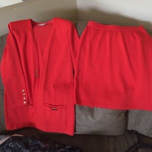 St. John jacket and skirt