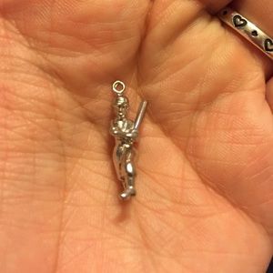 Baseball Player Charm