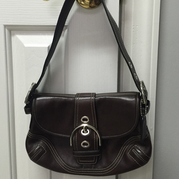 Brown Coach Bag, small
