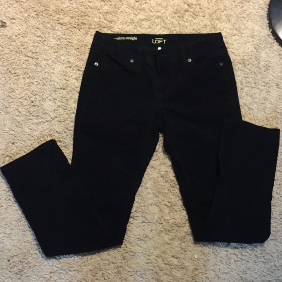 Ann Taylor loft velour (thin) pants