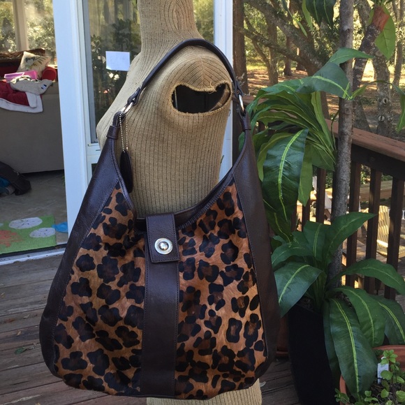 Calf hair leather hobo - Picture 2 of 4