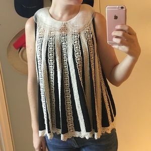 Lili's Closet Peter Pan collar swing top