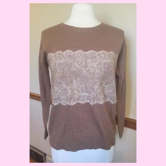 J. Crew Needle-Punch Lace Sweater XS NWOT $98 - Picture 3 of 4