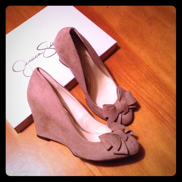 Jessica Simpson Microsuede Camelot.