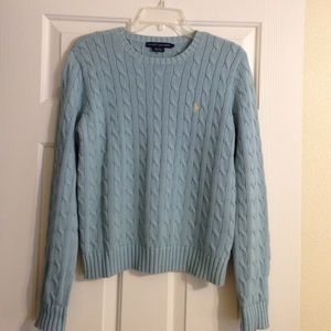 Ralph Lauren cable sweater size large
