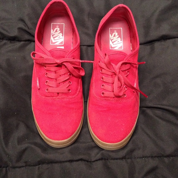 Red Low pro vans