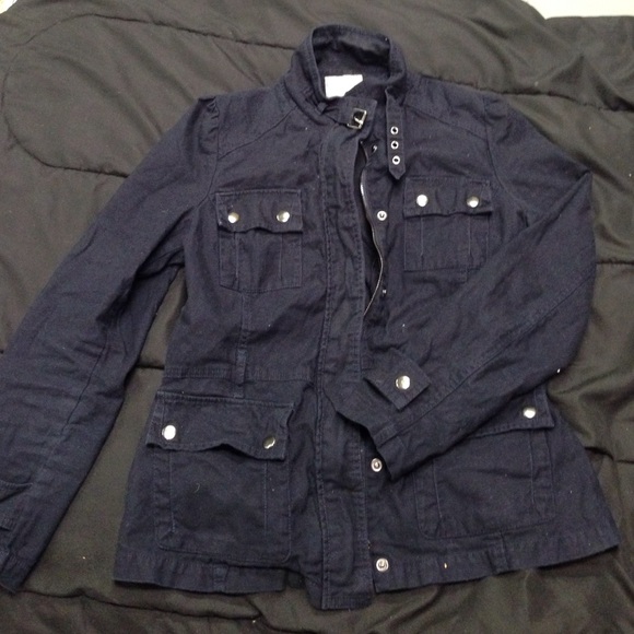 Navy converse jacket