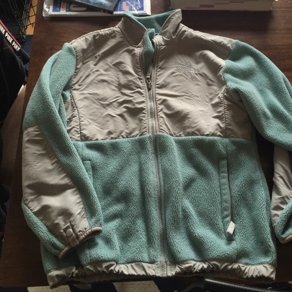 North Face Gray& Mint jacket