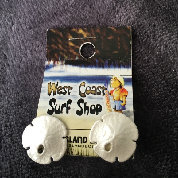 silver dollar earings