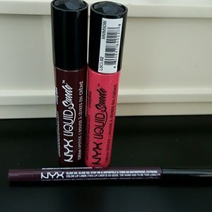 Nyx lip bundle! Suede matte lip cream and lipliner