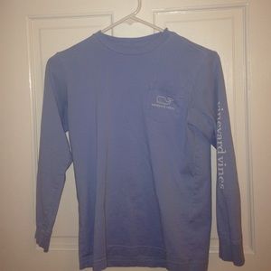 Boys medium Vineyard Vines long sleeve logo tee.