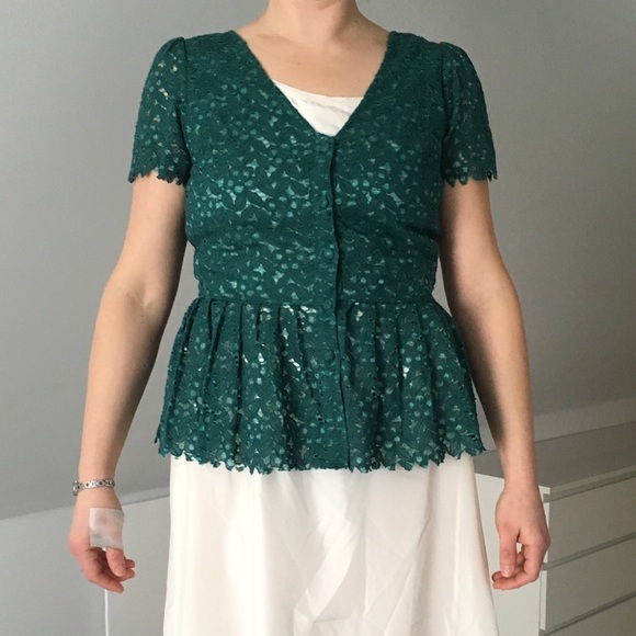 Anthropologie Peplum top