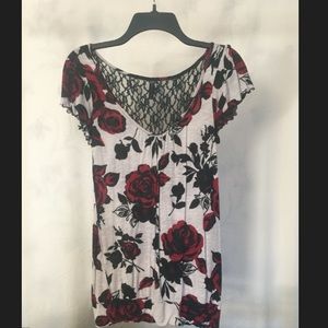 Rose Tunic Top