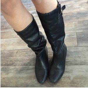 Black boots