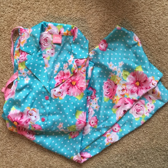 NWT Silk Pajama Set