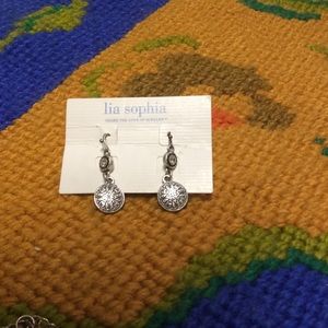 Silver earrings